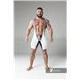 MASKULO - Wrestling Singlet Codpiece White