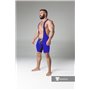 MASKULO - Wrestling Singlet Codpiece Open rear Royal Blue