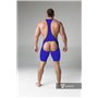 MASKULO - Wrestling Singlet Codpiece Open rear Royal Blue