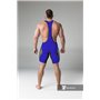 MASKULO - Wrestling Singlet Codpiece full thigh Pads Royal Blue