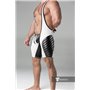 MASKULO - Wrestling Singlet Codpiece full thigh Pads White