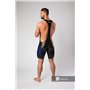 MASKULO - Color-Under Men's Fetish Wrestling singlet Zipped rear Royal Blue