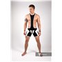 MASKULO - Wrestling Singlet Codpiece Open Rear White