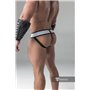 MASKULO - Fetish Jockstrap Detachable Codpiece Black