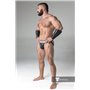 MASKULO - Fetish Jockstrap Detachable Codpiece Black