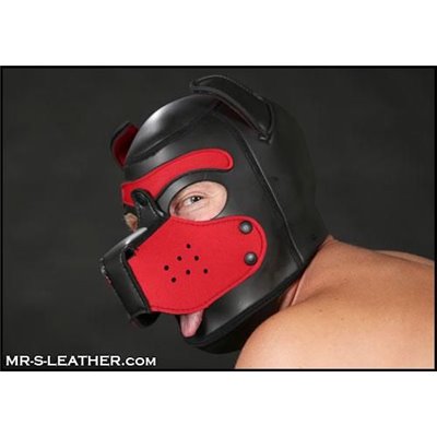 Mr-S Neoprene Puppy Hood: Red