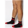 Bandit Ankle Sock Red