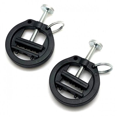 Round Nipple clamps - 2 pieces