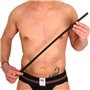 FLEXIBLE CANE - LEATHER / PE polyethylene - 64cm