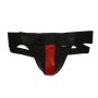 Addikt Leather Jockstrap Pattern: Black & Red