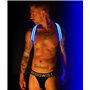 BREEDWELL X-Small Glow Shoulder Harness (Blue)