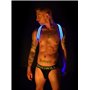 BREEDWELL X-Small Glow Shoulder Harness (Blue)